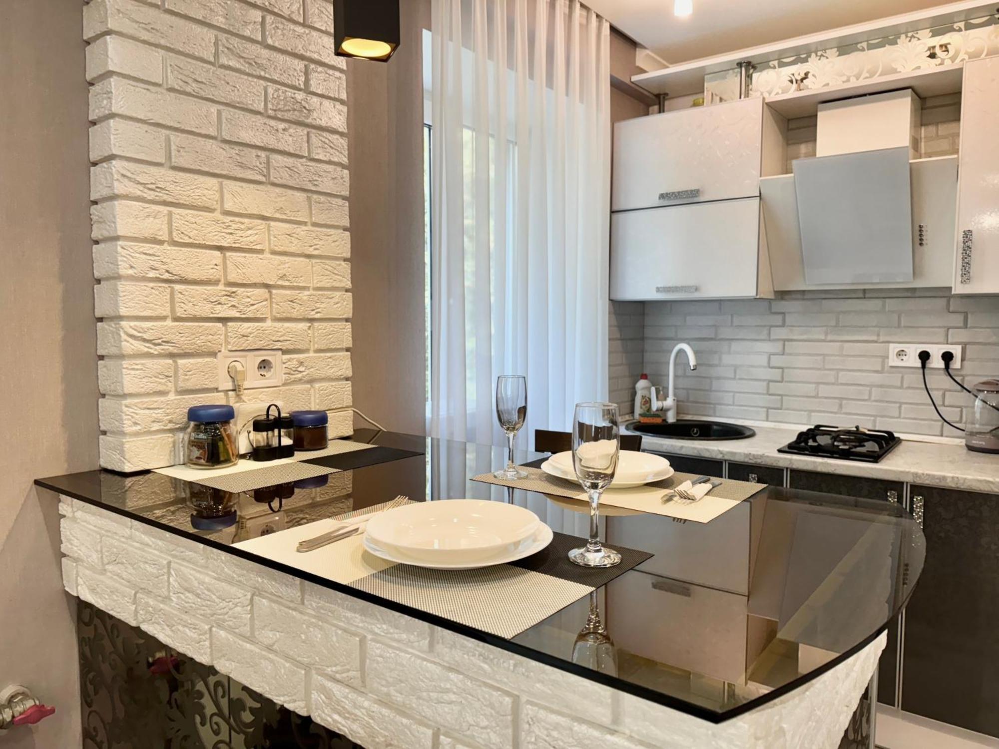 Apartpoltava Розкішна Студія З Кутовою Ванною, 1-Й Будинок Біля Корпусного Парку, Панорамний Балкон Eksteriør bilde